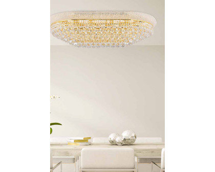 Elegant Flush Mount Light - Gold, L 40" (V1800F40SG-RC)