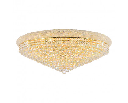 Elegant Flush Mount Light - Gold, L 42" (V1800F42G-RC)