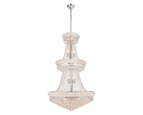 Elegant Chandelier - Chrome/EC, L 30" (V1800G30C-EC)