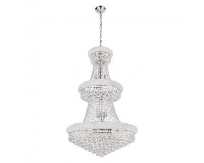 Elegant Chandelier - Chrome/EC, L 30" (V1800G30C-EC)