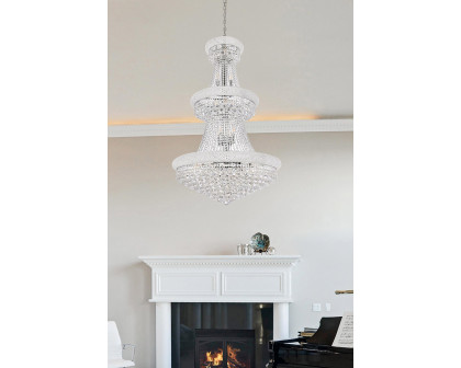 Elegant Chandelier - Chrome/EC, L 30" (V1800G30C-EC)