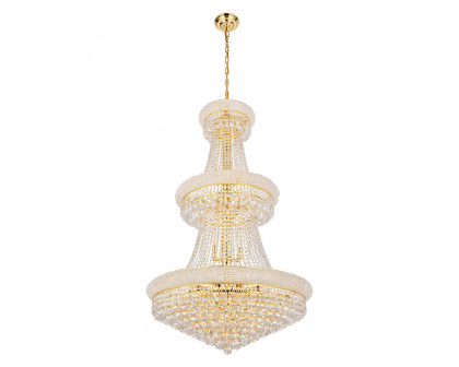 Elegant Chandelier - Gold/EC, L 30" (V1800G30G-EC)