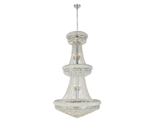 Elegant Chandelier - Chrome, L 36" (V1800G36C-RC)