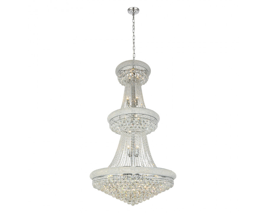 Elegant Chandelier - Chrome, L 36" (V1800G36C-RC)