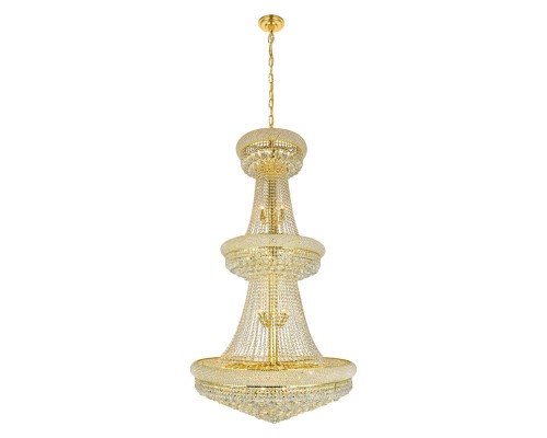 Elegant Chandelier - Gold, L 36" (V1800G36G-RC)