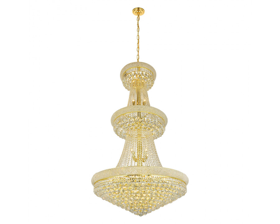 Elegant Chandelier - Gold, L 36" (V1800G36G-RC)