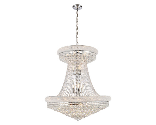 Elegant Chandelier - Chrome/EC, L 36" (V1800G36SC-EC)