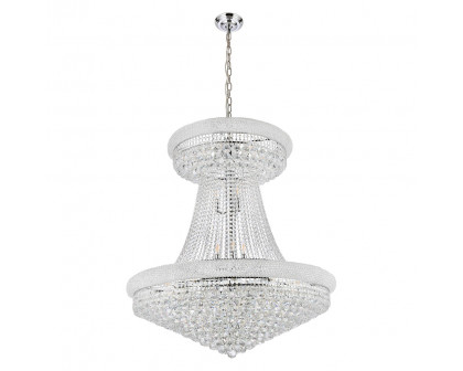 Elegant Chandelier - Chrome/EC, L 36" (V1800G36SC-EC)