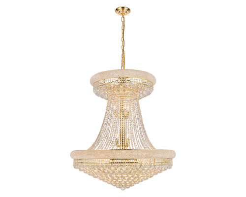 Elegant Chandelier - Gold, L 36" (V1800G36SG-RC)