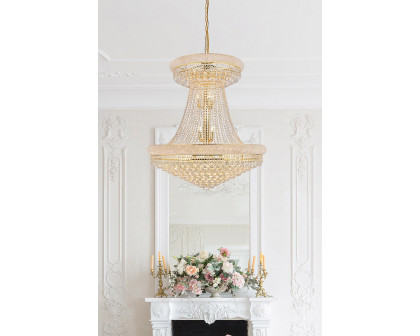 Elegant Chandelier - Gold, L 36" (V1800G36SG-RC)