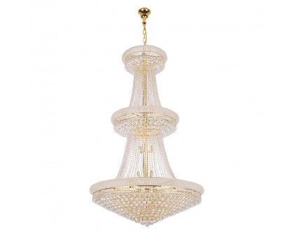 Elegant Chandelier - Gold, L 42" (V1800G42G-RC)