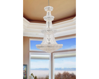 Elegant Chandelier - Chrome, L 48" (V1800G48C-RC)