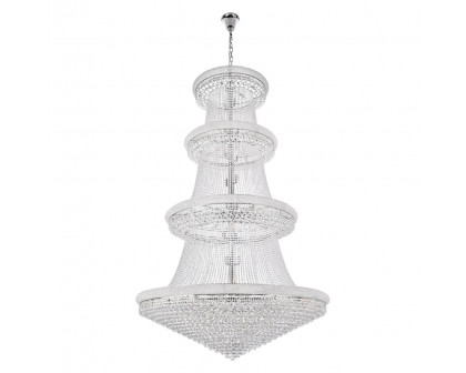 Elegant Chandelier - Chrome, L 62" (V1800G62C-RC)