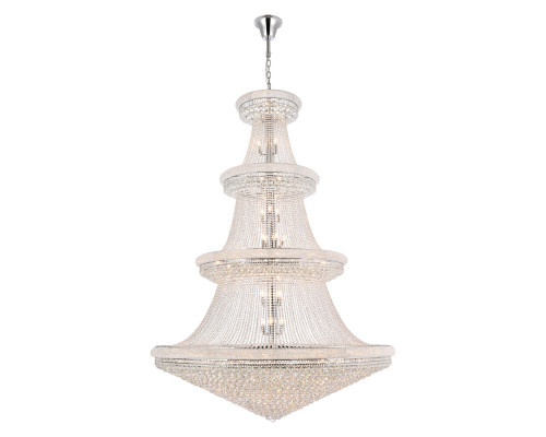 Elegant Chandelier - Chrome, L 72" (V1800G72C-RC)