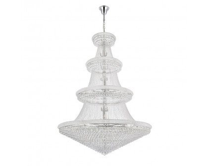 Elegant Chandelier - Chrome, L 72" (V1800G72C-RC)