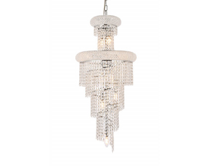 Elegant Pendant Light - Chrome/EC, L 16" (V1800SR16C-EC)