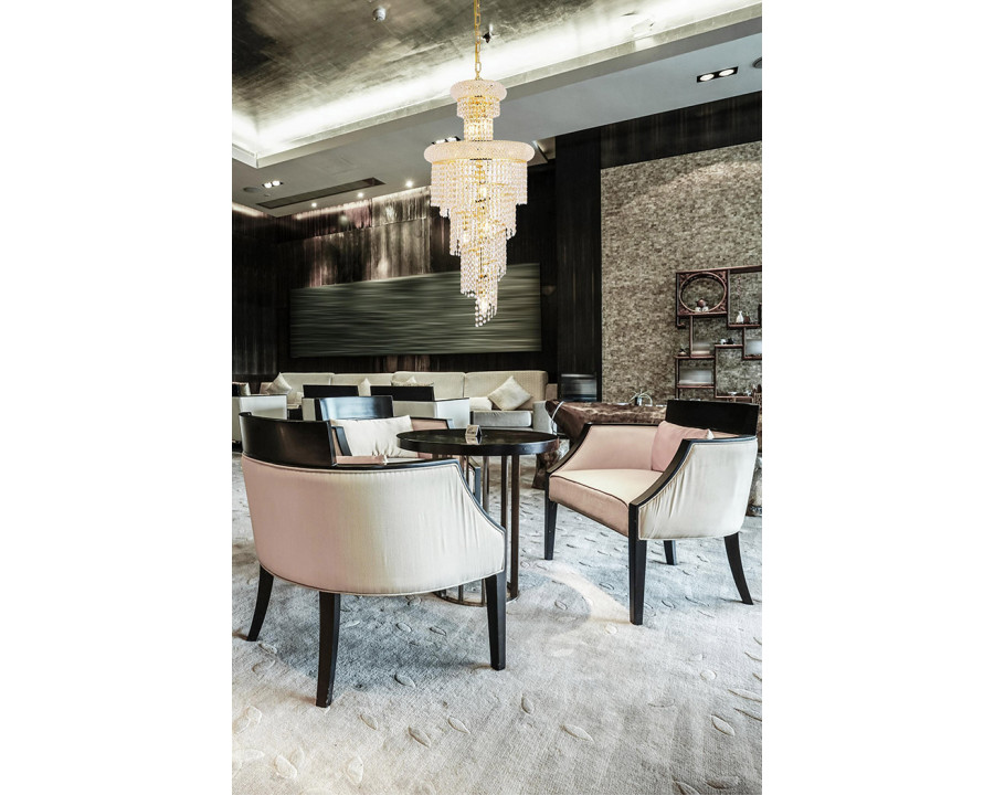 Elegant Pendant Light - Gold, L 16" (V1800SR16G-RC)