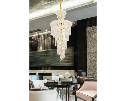 Elegant Pendant Light - Gold, L 16" (V1800SR16G-RC)