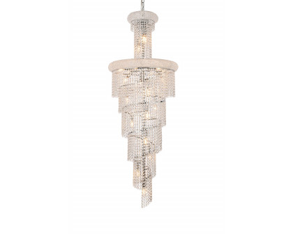 Elegant Pendant Light - Chrome, L 21" (V1800SR22C-RC)