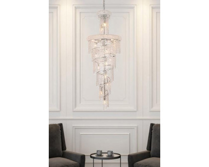 Elegant Pendant Light - Chrome, L 21" (V1800SR22C-RC)