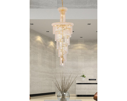 Elegant Pendant Light - Gold, L 21" (V1800SR22G-RC)