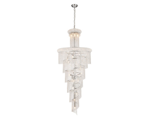 Elegant Pendant Light - Chrome, L 30" (V1800SR30C-RC)