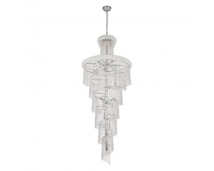 Elegant Pendant Light - Chrome, L 30" (V1800SR30C-RC)