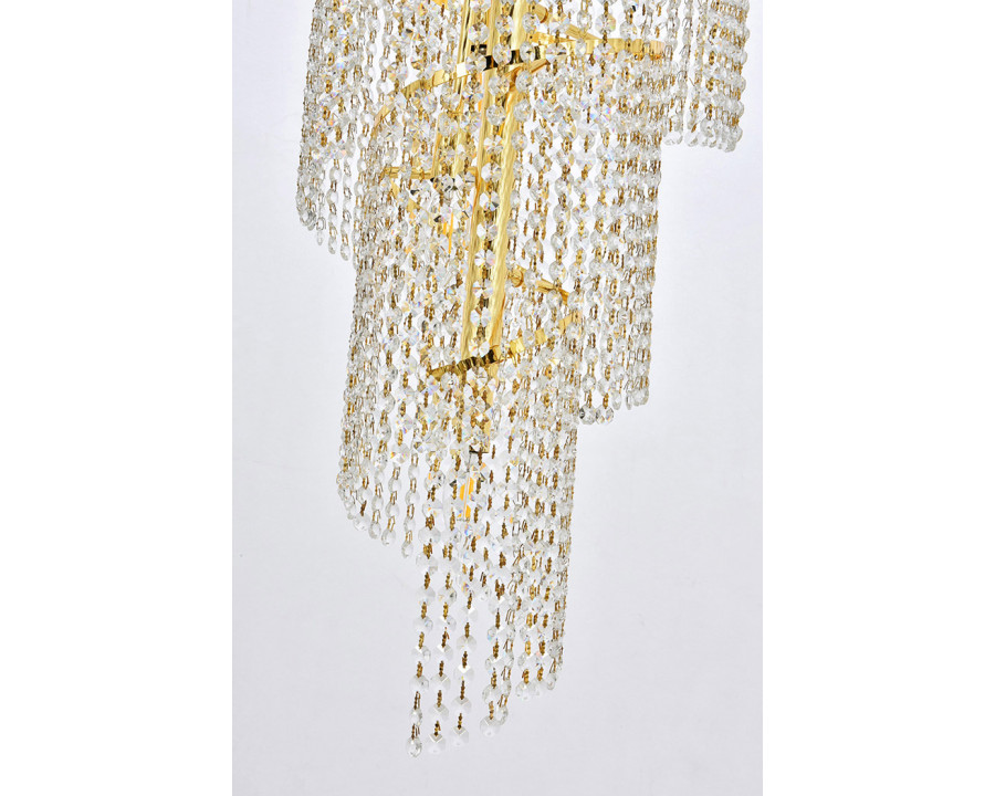 Elegant Pendant Light - Gold/EC, L 30" (V1800SR30G-EC)