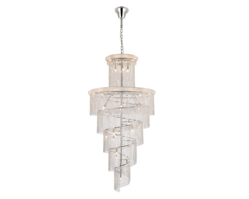 Elegant Pendant Light - Chrome/EC, L 48" (V1800SR48C-EC)