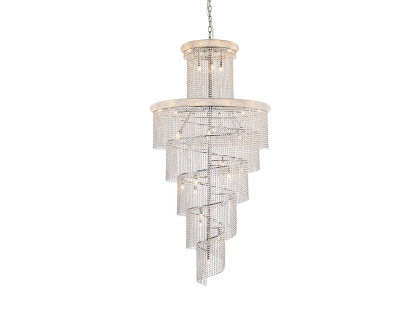 Elegant Pendant Light - Chrome/EC, L 48" (V1800SR48C-EC)