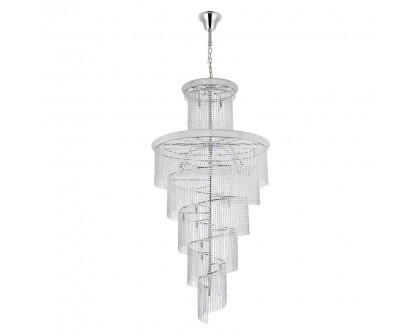 Elegant Pendant Light - Chrome/EC, L 48" (V1800SR48C-EC)