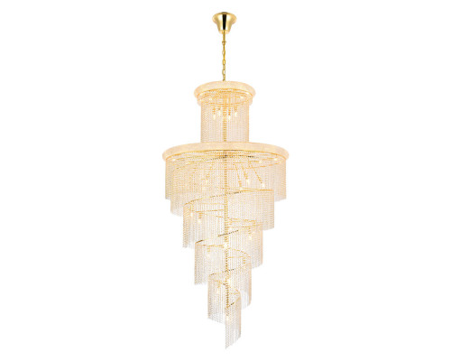 Elegant Pendant Light - Gold, L 48" (V1800SR48G-RC)