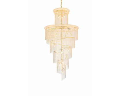 Elegant Pendant Light - Gold, L 48" (V1800SR48G-RC)