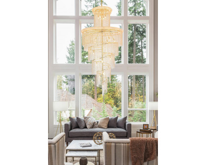 Elegant Pendant Light - Gold, L 48" (V1800SR48G-RC)