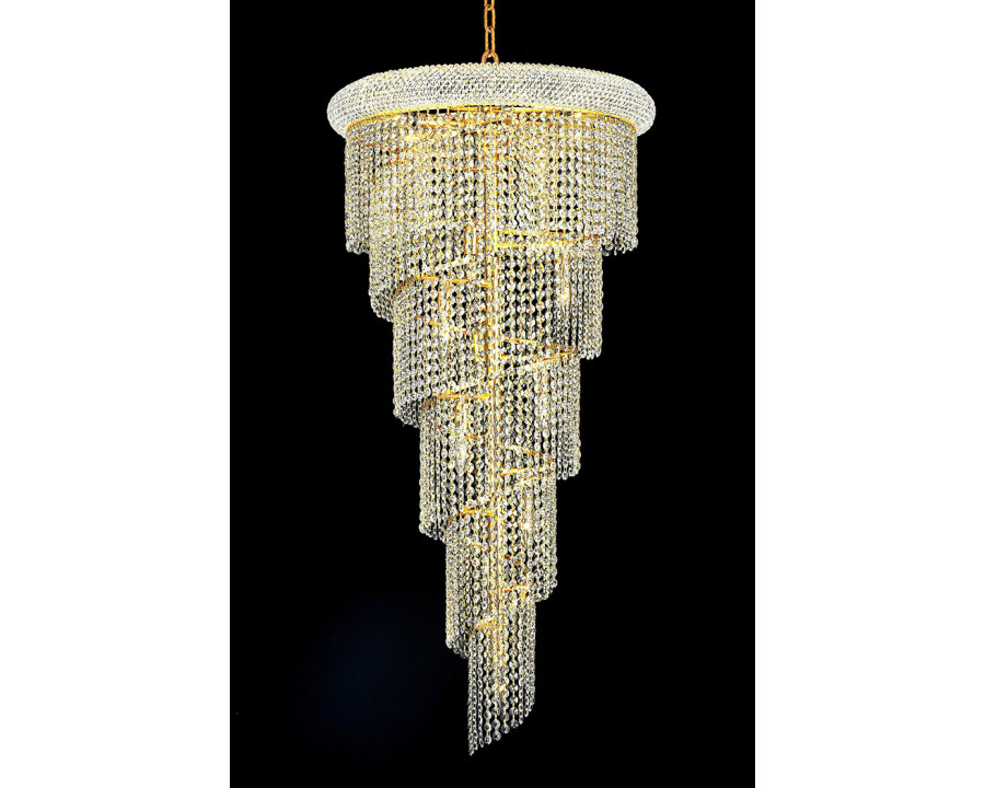 Elegant Pendant Light - Gold, L 22" (V1801SR22G-RC)