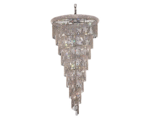 Elegant Pendant Light - Chrome, L 36" (V1801SR36C-RC)