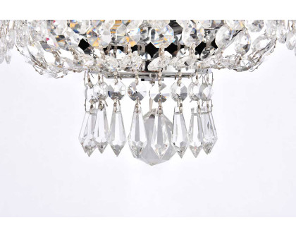 Elegant Primo 4-Light Wall Sconce - Chrome, H 8" (V1803W12C-RC)