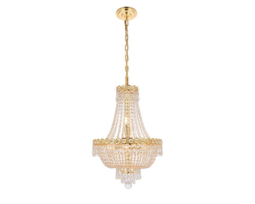 Elegant Pendant Light - Gold, L 16" (V1900D16G-RC)