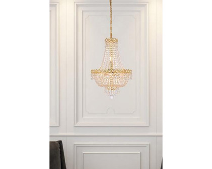 Elegant Pendant Light - Gold, L 16" (V1900D16G-RC)