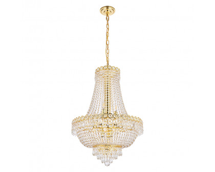 Elegant Pendant Light - Gold, L 20" (V1900D20G-RC)