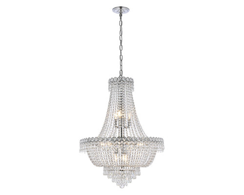 Elegant Pendant Light - Chrome, L 24" (V1900D24C-RC)