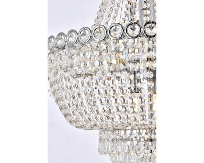 Elegant Pendant Light - Chrome, L 24" (V1900D24C-RC)