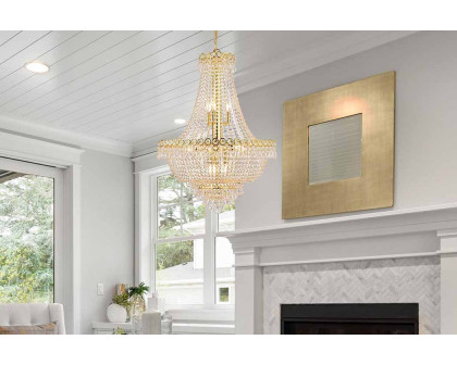 Elegant Pendant Light - Gold, L 24" (V1900D24G-RC)