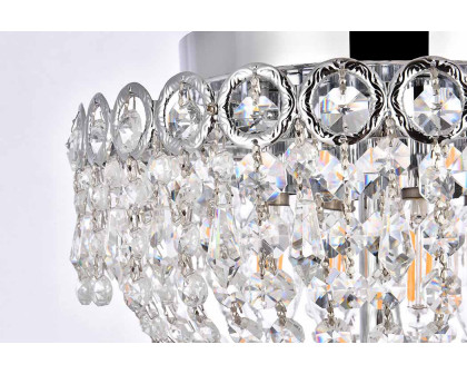 Elegant Flush Mount Light - Chrome, L 12" (V1900F12C-RC)