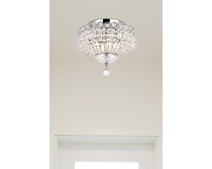 Elegant Flush Mount Light - Chrome, L 12" (V1900F12C-RC)