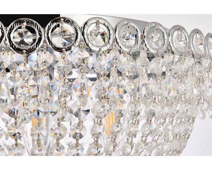 Elegant Flush Mount Light - Chrome, L 18" (V1900F18C-RC)