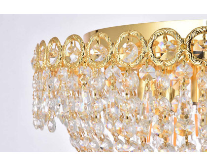 Elegant Flush Mount Light - Gold, L 18" (V1900F18G-RC)