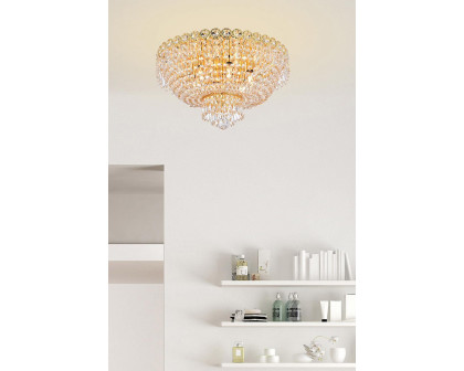 Elegant Flush Mount Light - Gold, L 18" (V1900F18G-RC)