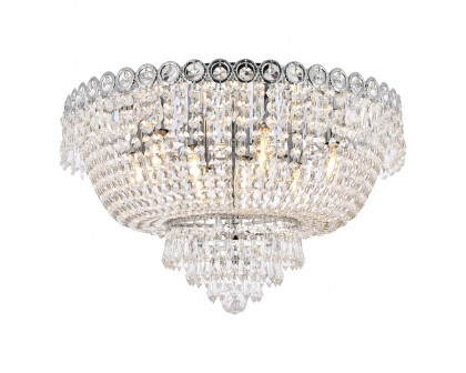 Elegant Flush Mount Light - Chrome, L 20" (V1900F20C-RC)