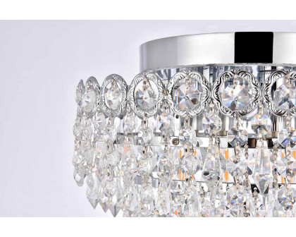 Elegant Flush Mount Light - Chrome, L 12" (V1902F12C-RC)